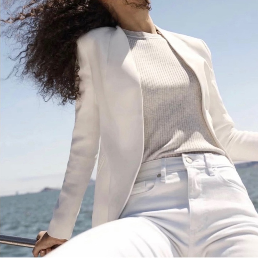 Banana Republic White Blazer